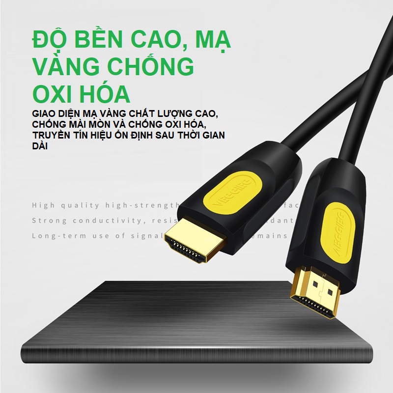 Cáp HDMI 2.0 4K sợi đồng 1.5M VEGGIEG V-H203